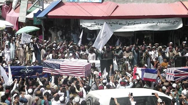 pendukung taliban parade kematian as 169 Kilas Totabuan