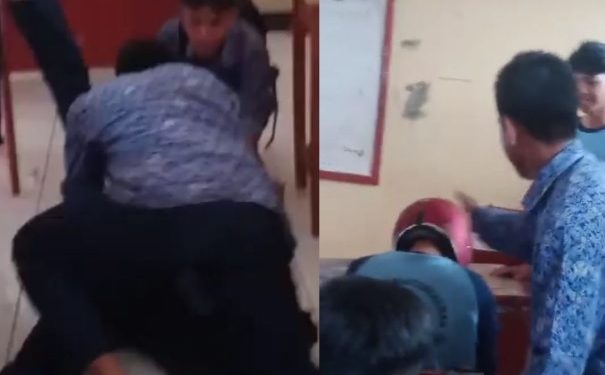 Tangkapan Layar Video Viral Kasus Bullying di SMP Plus Baiturrahman