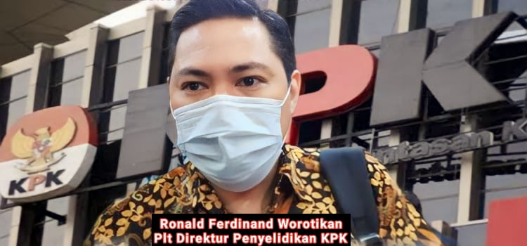 Plt Direktur Penyelidikan KPK Ronald Ferdinand Worotikan