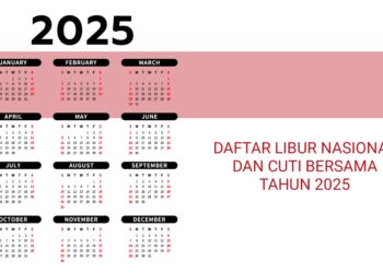 Libur Nasional dan Cuti Bersama Tahun 2025